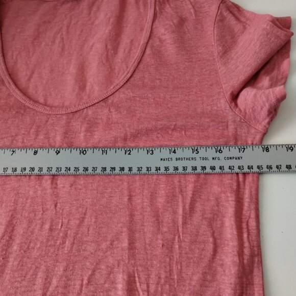 Banana Republic Slub Scoop-Neck T-Shirt Size Medium - Picture 5 of 7